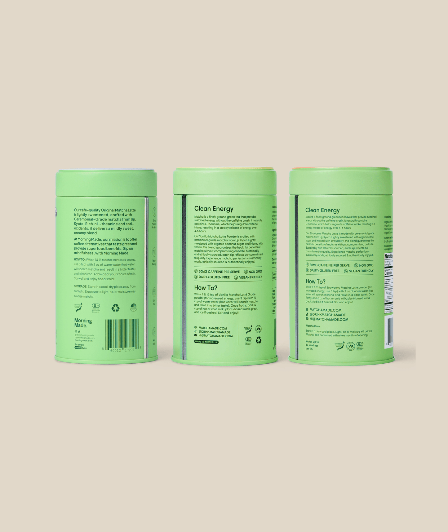 Matcha Latte Variety (3 Pack) - Morning Made