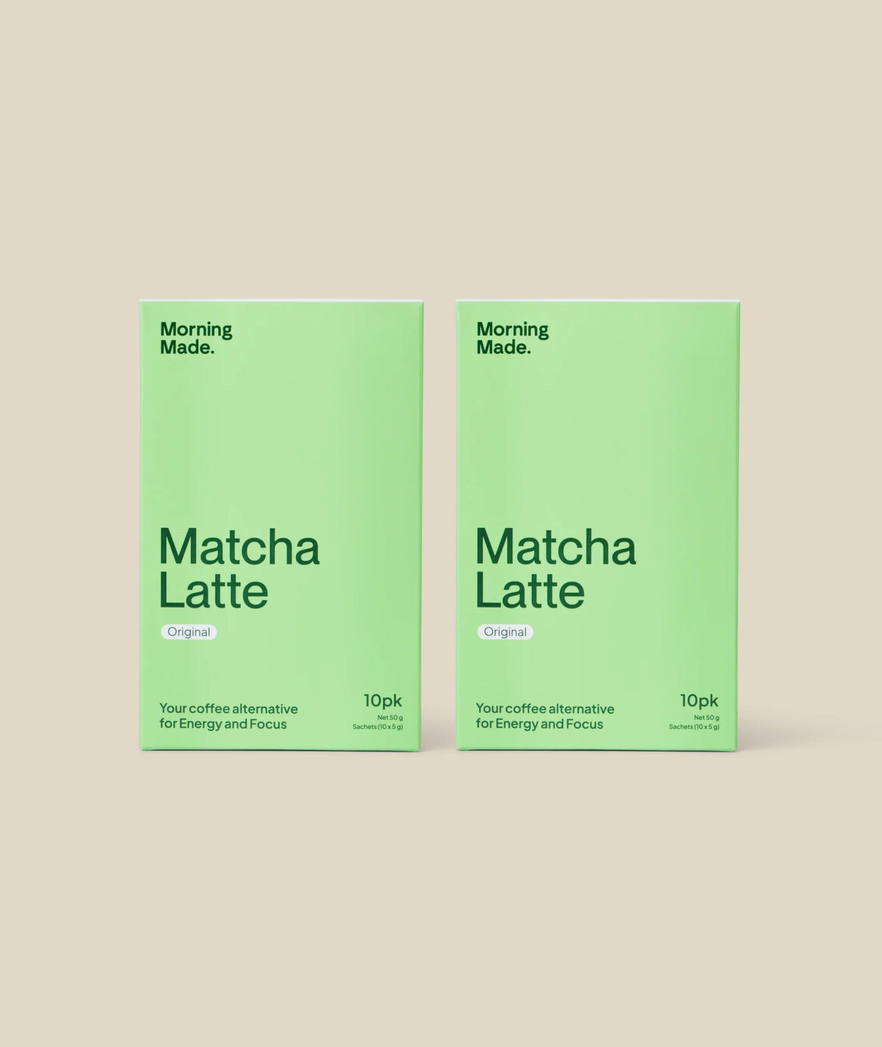 Original Matcha Latte 20pk (10 Pack x 2) – Morning Made