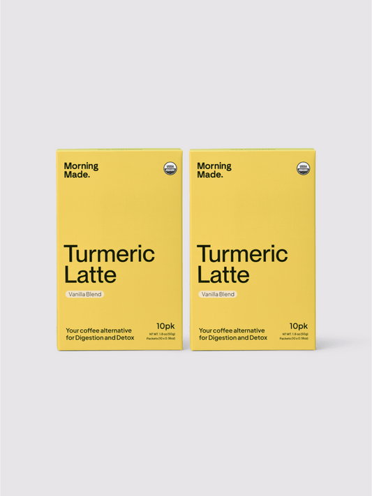 Vanilla Turmeric Latte 20pk (10 Pack x 2) - Morning Made