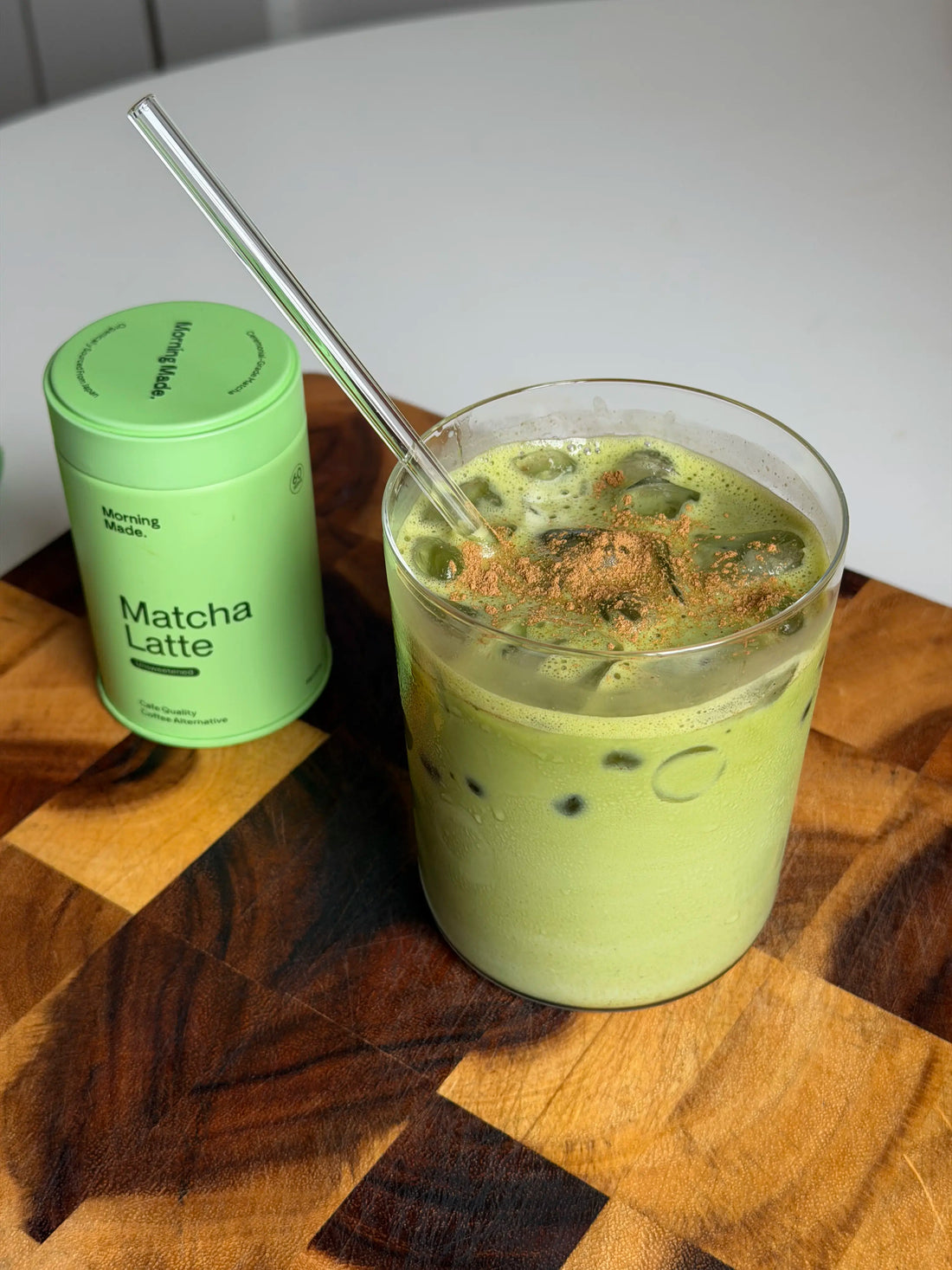 Brown Sugar Shaken Iced Matcha