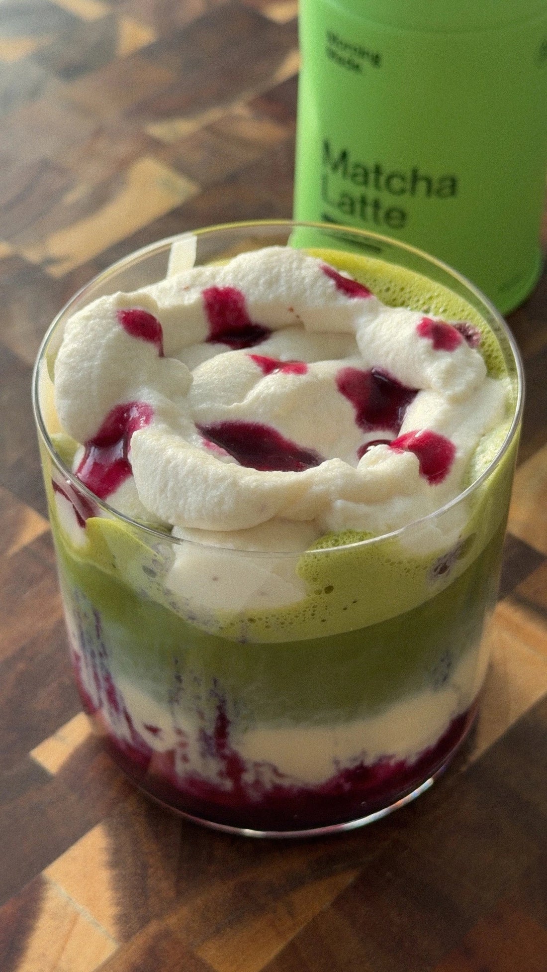 Blueberry Pancake Matcha Latte - Morning Made