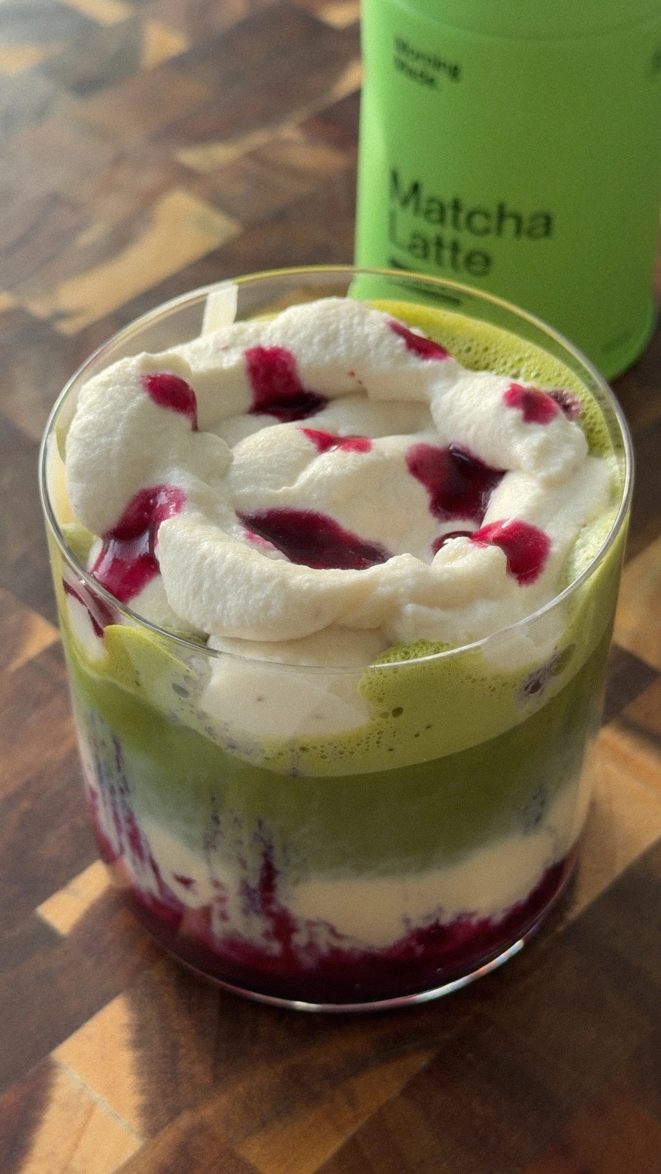 Blueberry Pancake Matcha Latte - Morning Made