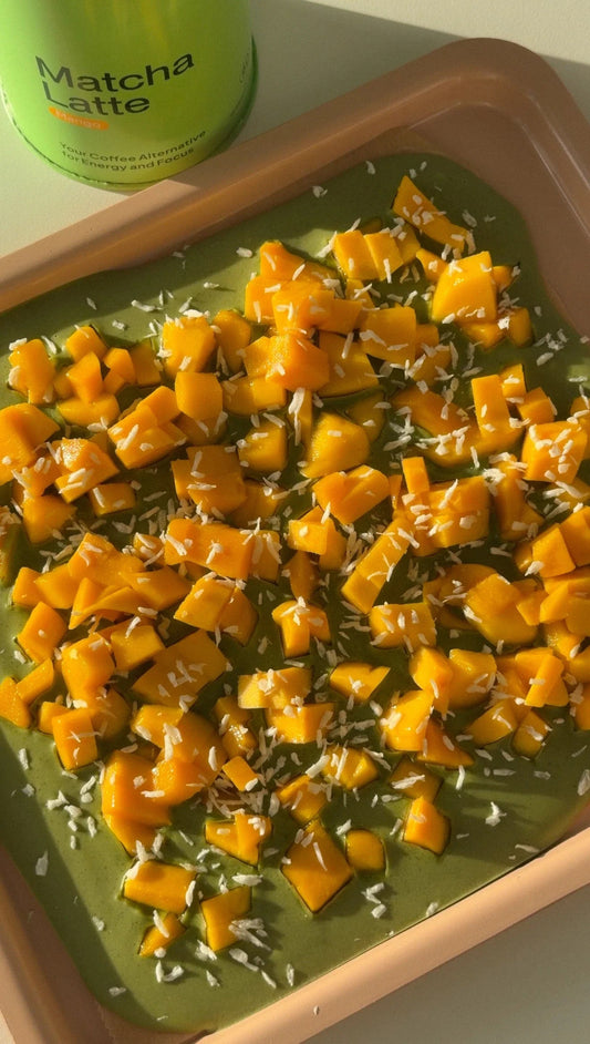 Mango Matcha Chocolate Bark - Morning Made