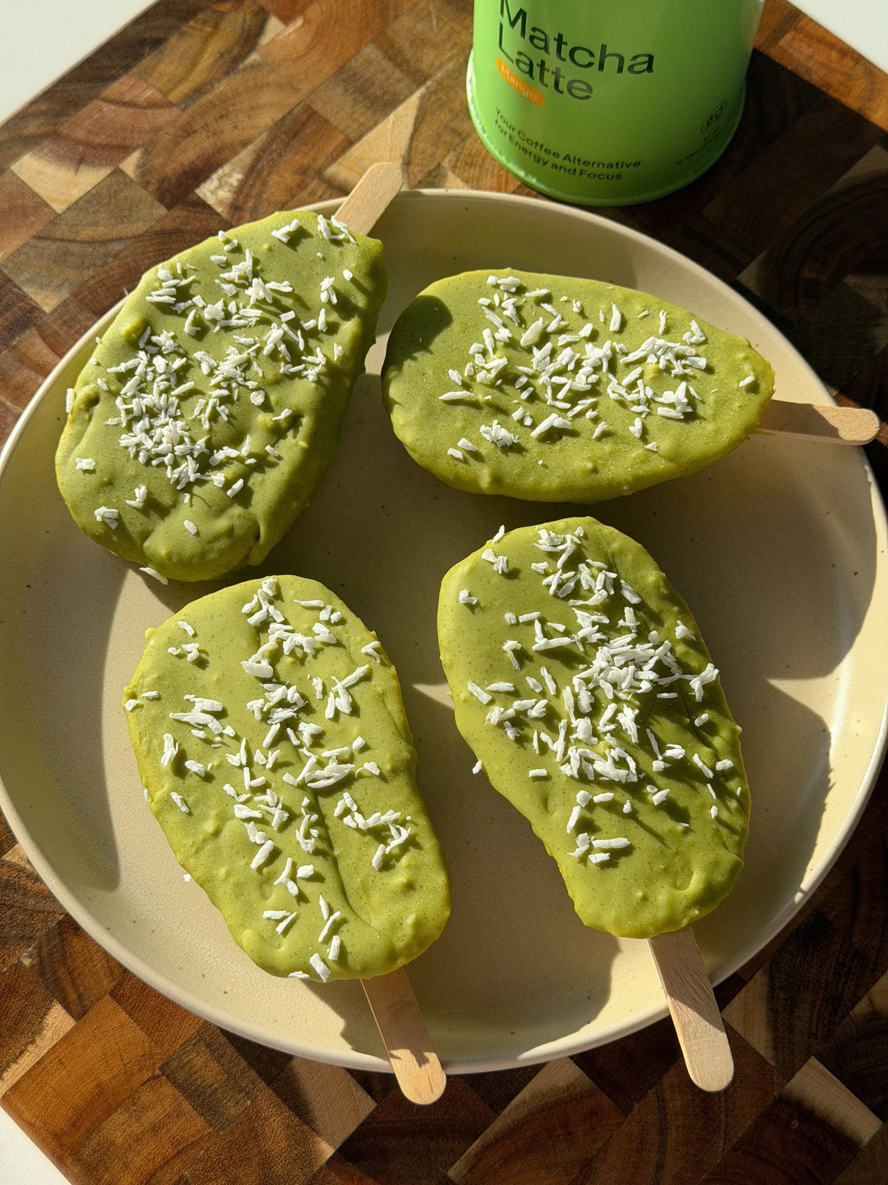 Mango Matcha Popsicles - Morning Made