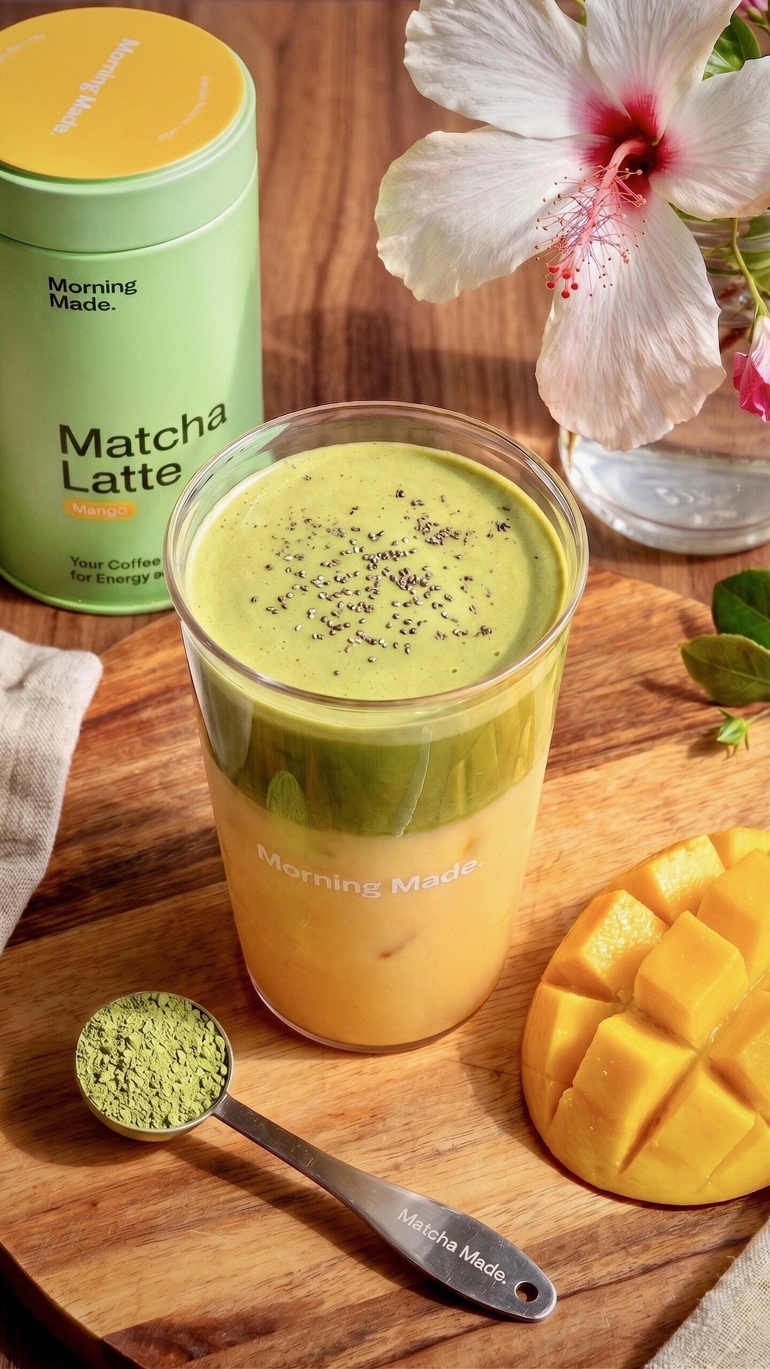 Matcha Mango Lassi - Morning Made
