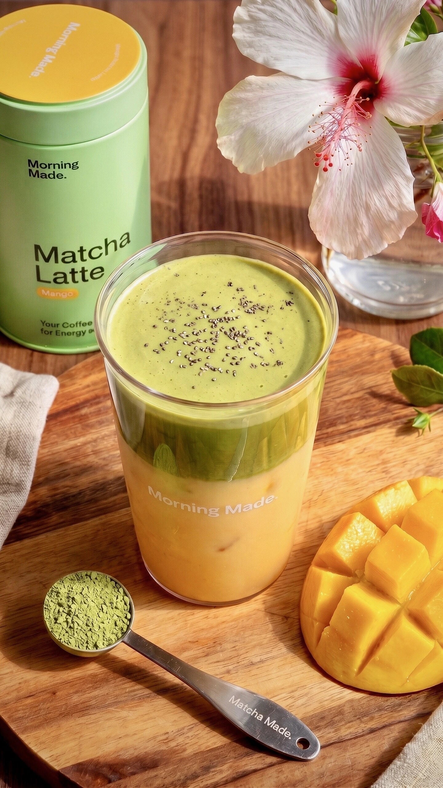 Matcha Mango Lassi - Morning Made