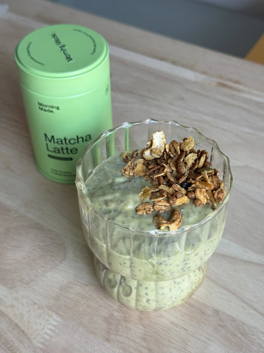 Protein Matcha Banana Pudding - Morning Made