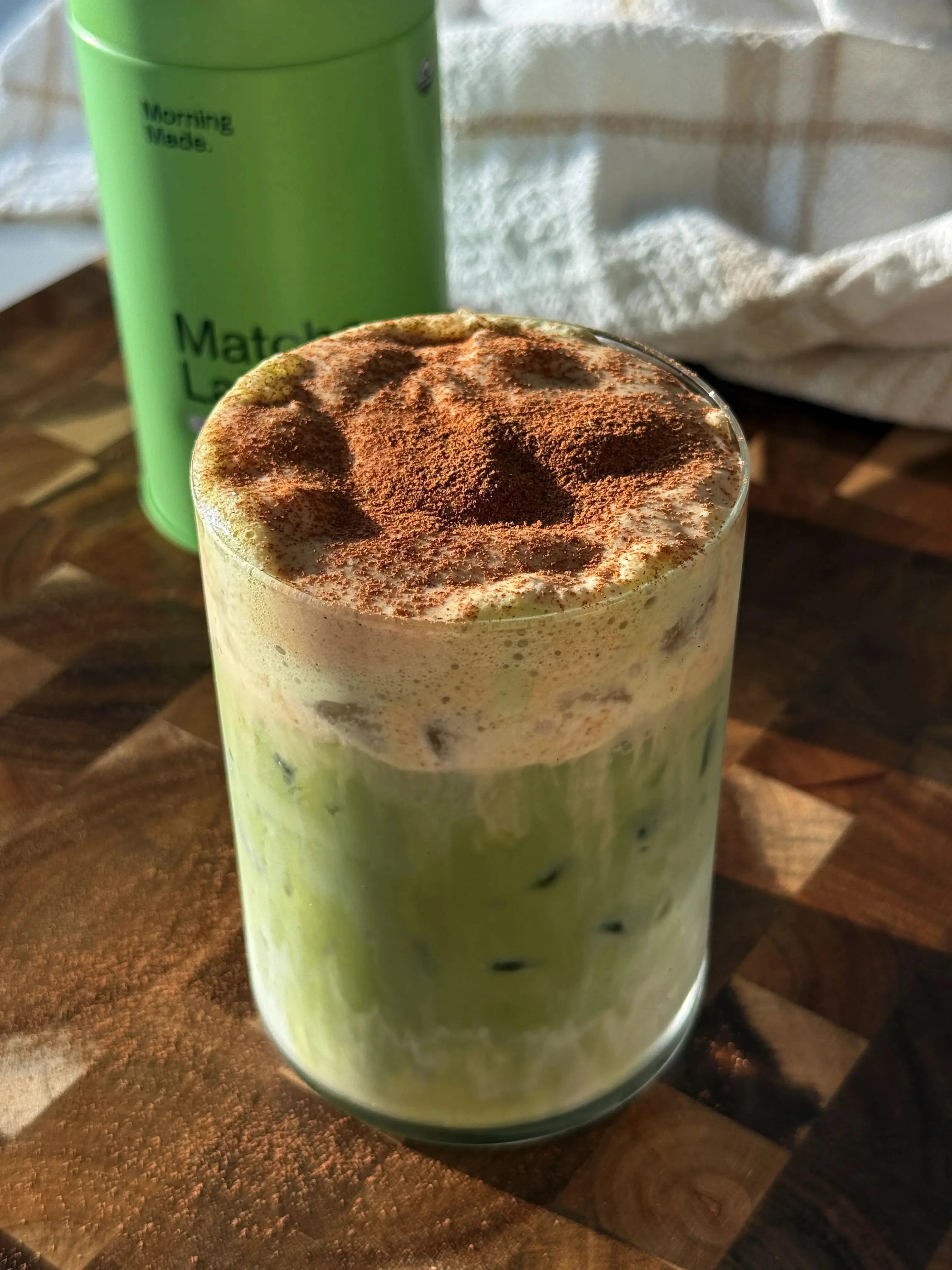 Pumpkin Cream Matcha Latte - Morning Made