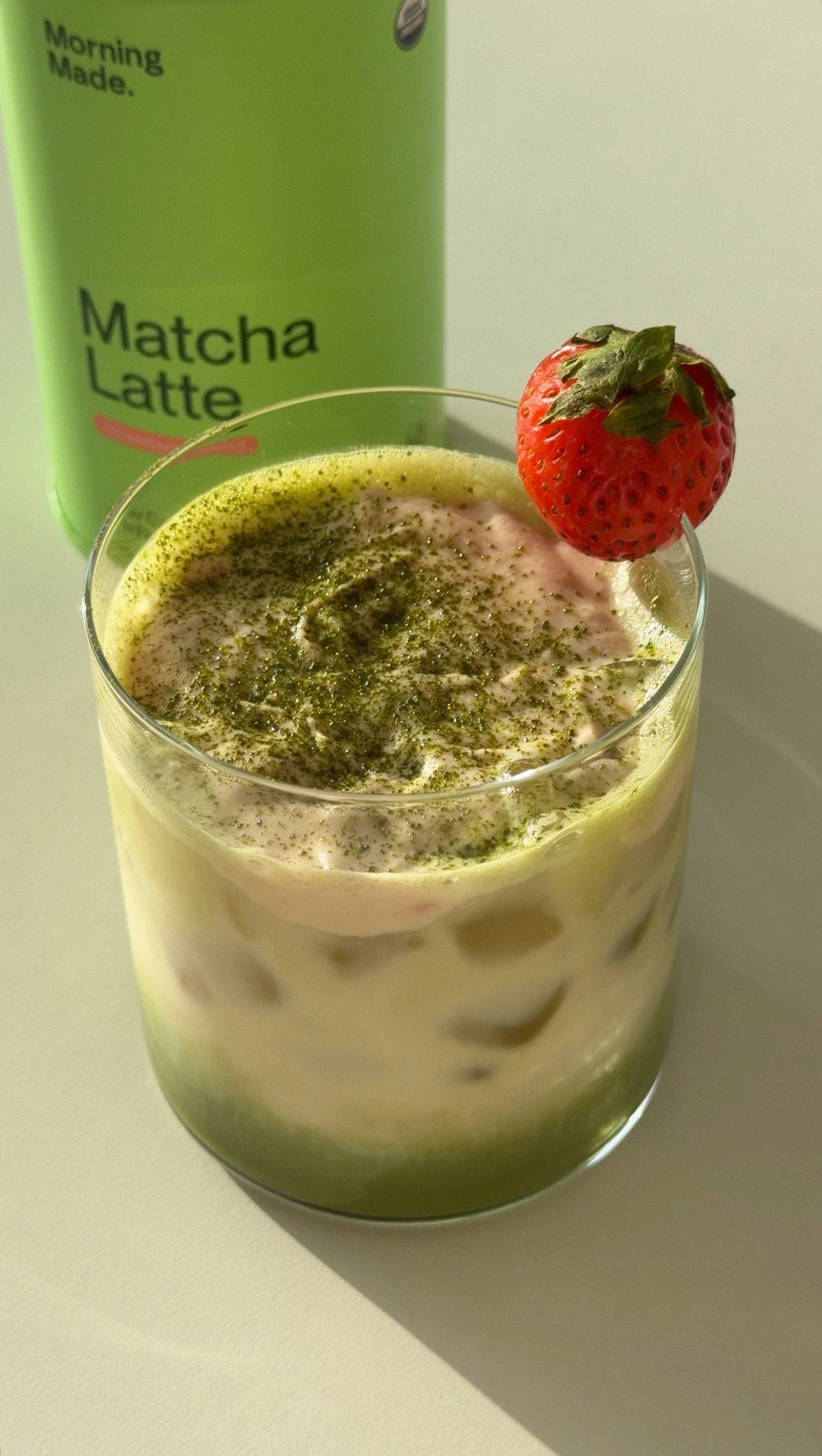 Strawberry Cold Foam Matcha - Morning Made