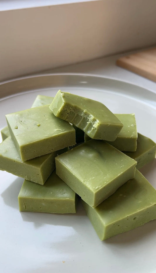 White Chocolate Matcha Fudge - Morning Made