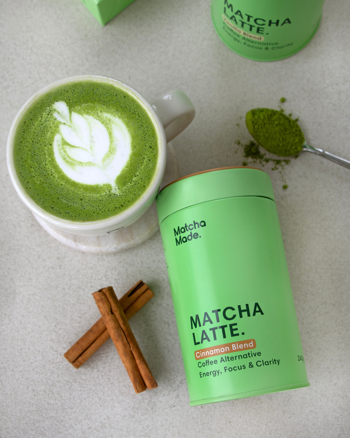 Cinnamon Matcha Latte