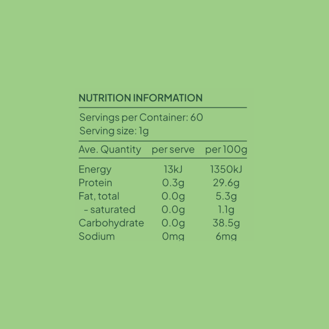 Unsweetened-matcha-latte-nutritional-infomation