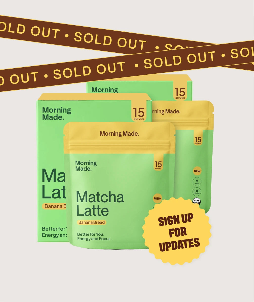 Banana Bread Matcha Latte