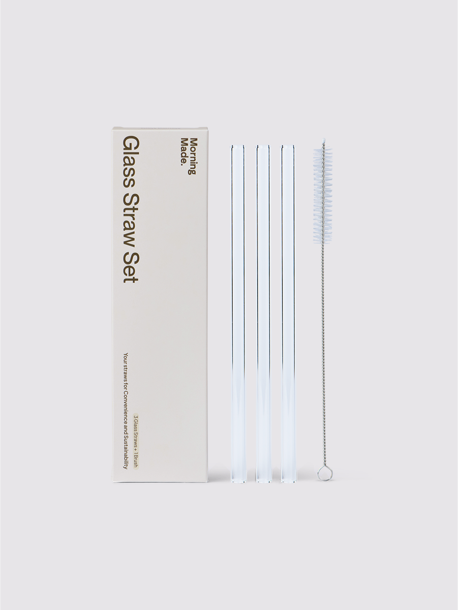 Glass Straw Set