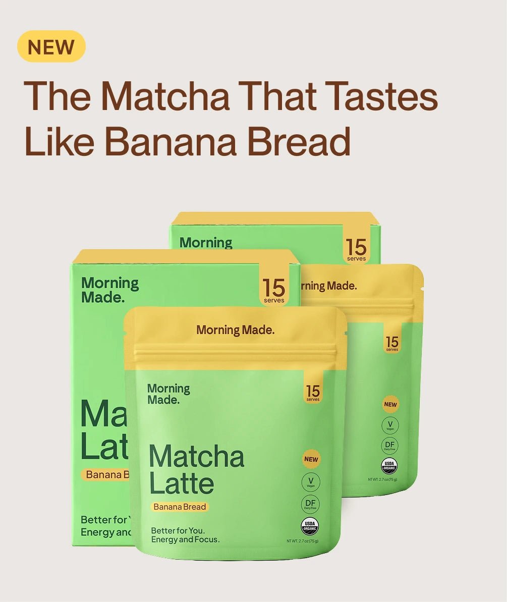Banana Bread Matcha Latte - Morning Made