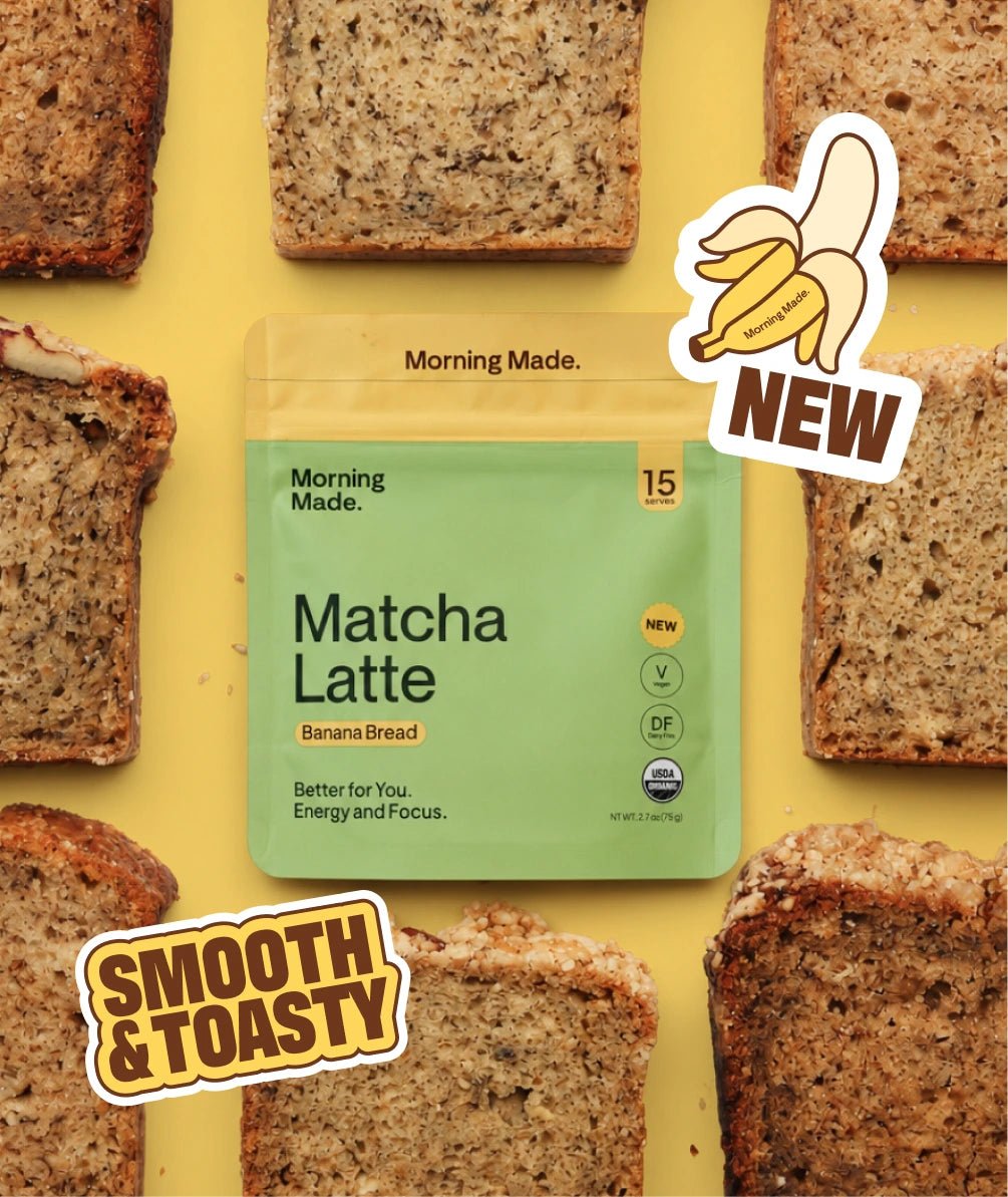 Banana Bread Matcha Latte - Morning Made