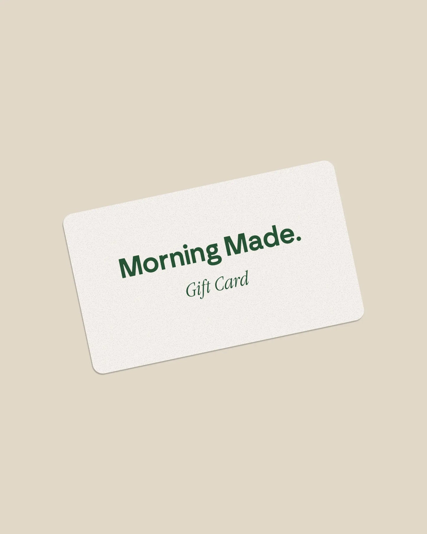 Gift card - Morning Made