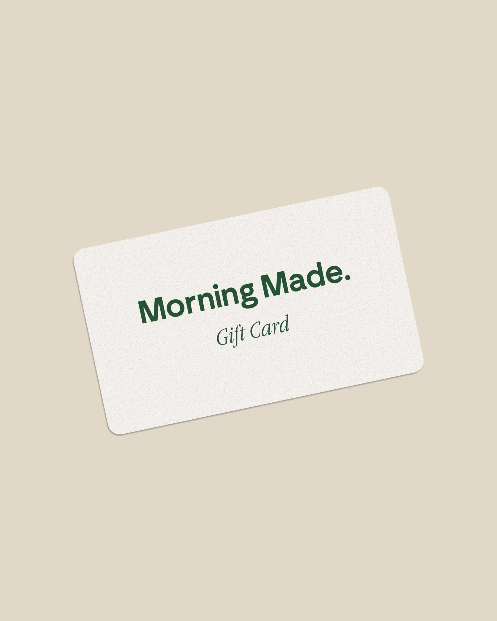 Gift card - Morning Made