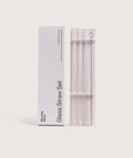 Reusable Glass Straw Set with Cleaning Brush - Morning Made