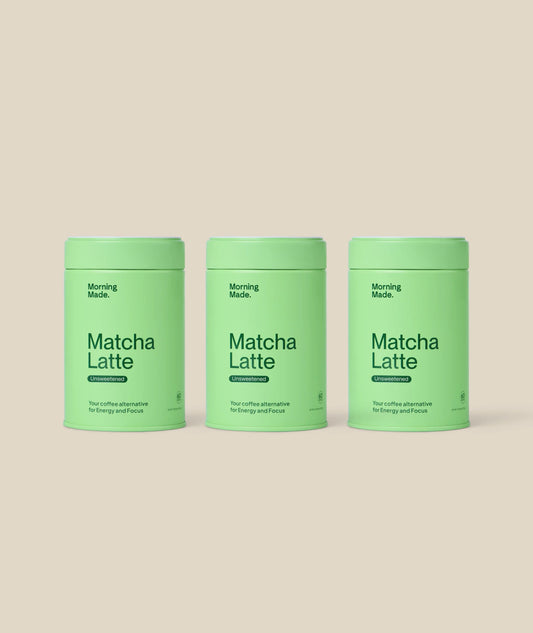 Unsweetened Matcha Latte (3 Pack) - Morning Made