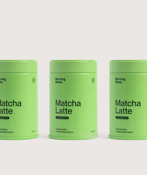 Unsweetened Matcha Latte (3 Pack) – Morning Made
