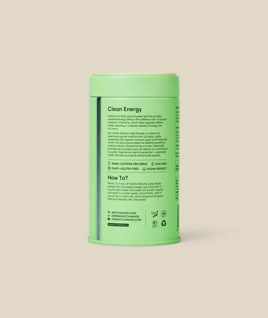 Vanilla Matcha Latte (3 Pack) - Morning Made